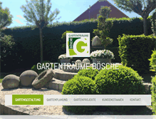 Tablet Screenshot of gartentraeume-boesche.de